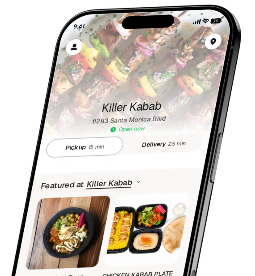 Killer Kabab app preview